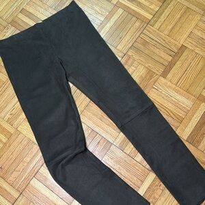 COPY - abslou pairs, women’s brown faux suade pants 38/ small